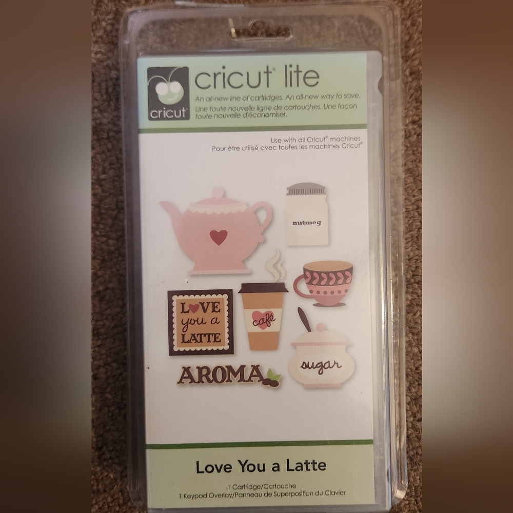Cricut love you a latte cartridge